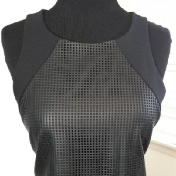 Banana Republic Faux Leather Sheath Dress Size 2 - Picture 4 of 14